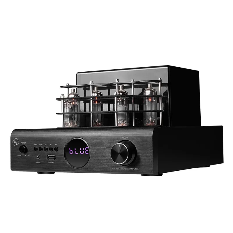 

AV2080 True Tube Amplifier 200W Домашний беспроводной Bluetooth HIFI усилитель для караоке без потерь качества