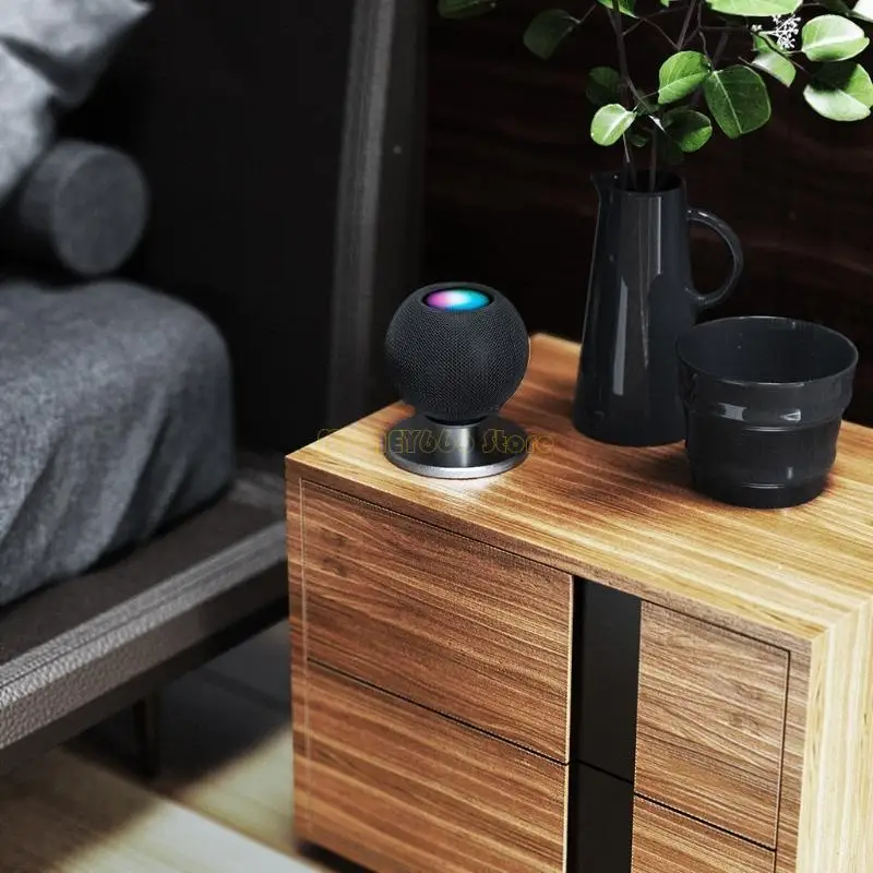 F62C Table Holder Base for HomePod Mini Detachable Bracket Speakers Decoration