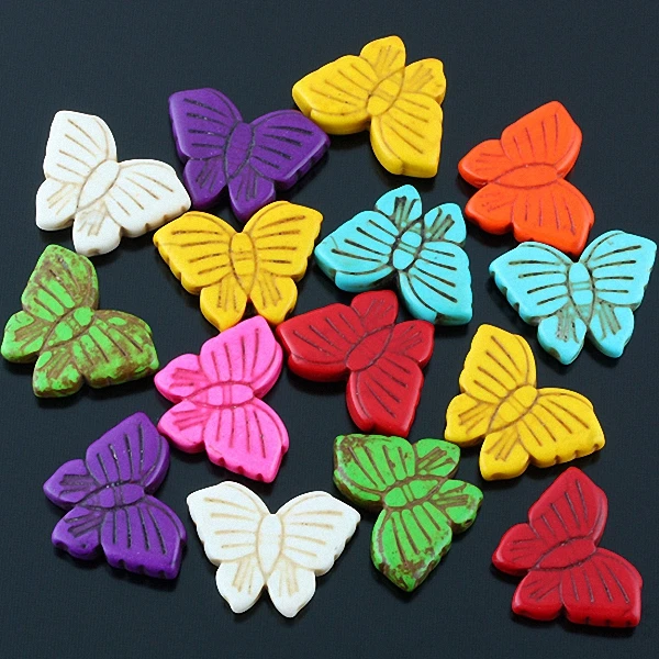 

5pcs/1lot Butterfly Loose Beads Handmade Material Pendant Jewelry Accessories DIY Beads