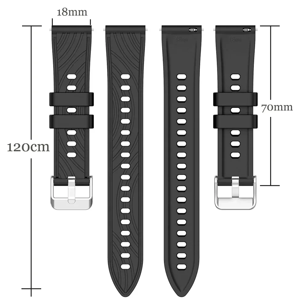 18 مللي متر حزام ساعة ذكية للغارمين Venu 3S 2S Vivoactive 4S 3S Forerunner 265S 255S سوار المعصم Correa لينة سيليكون حزام الساعات