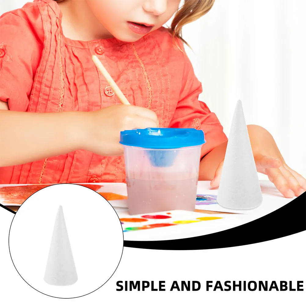 20 قطعة مخاريط رغوة الزخرفية DIY بها بنفسك المشاريع الحرفية شجرة عيد الميلاد صنع هدايا الحفلات الأنشطة المدرسية ديكورات المنزل 11 سنتيمتر