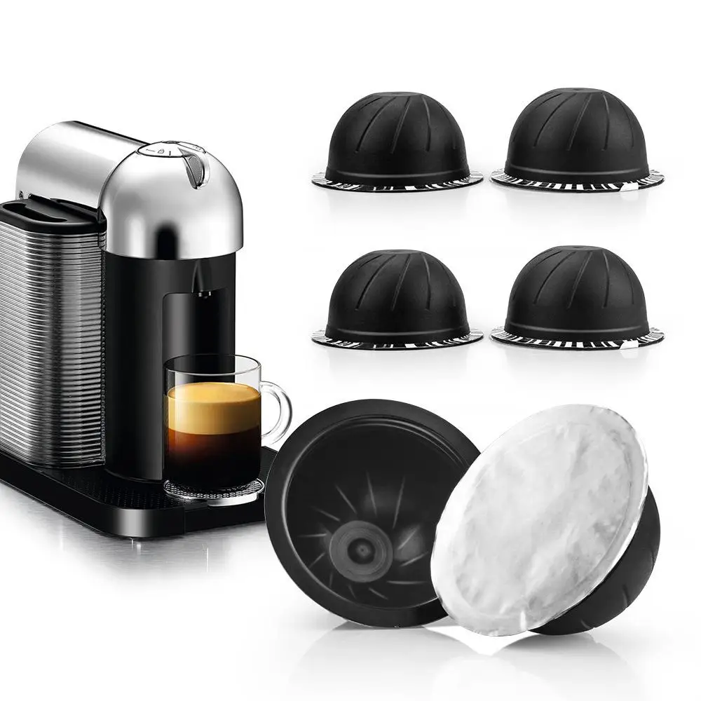 Nespresso Vertuo Plus Reusable Disposable Premium Aluminum Seals Stickers Aluminum Seals Stickers Vertuo Plus Maker Easy-to-use