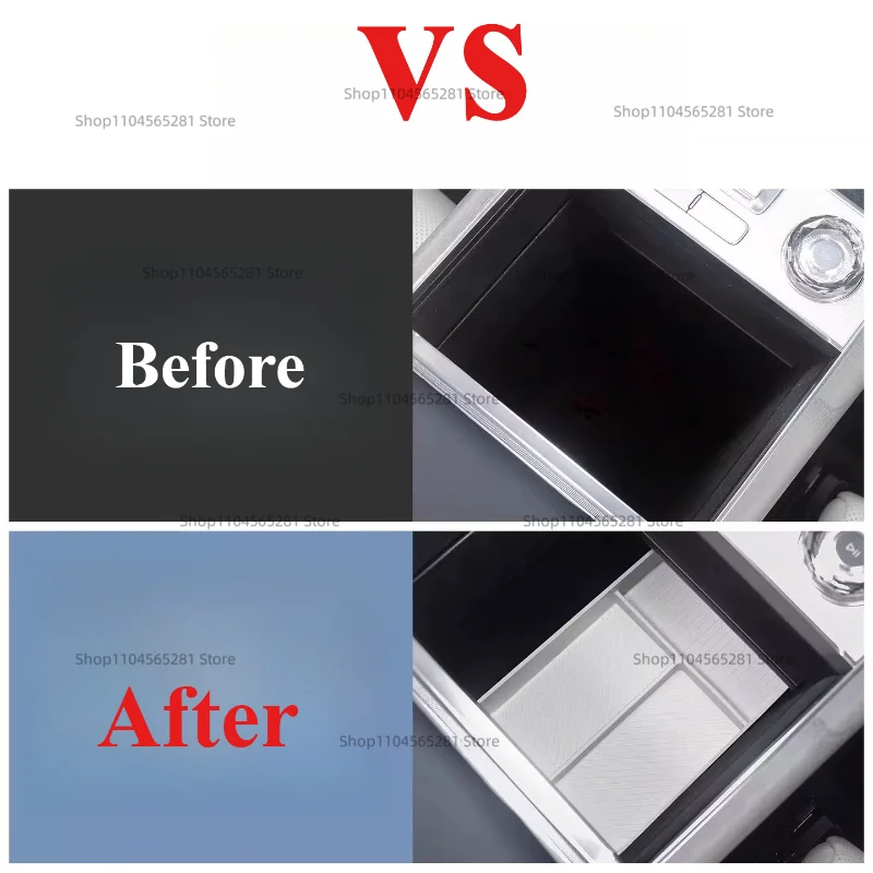 For ZEEKR 9X EX1H 2025 2026 Car Silicone Storage Box Under Center Console Storage Tray Interior Multifunctional Protection