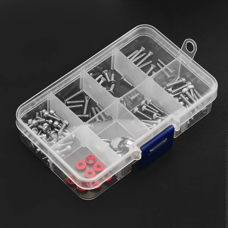 AT17 RC سيارة ترقية مسدس من الفولاذ المقاوم للصدأ المسمار الجوز مسامير عدة ل Arrma 1/18 الجرانيت Typhon Mojave Grom RC سيارة لعبة أجزاء