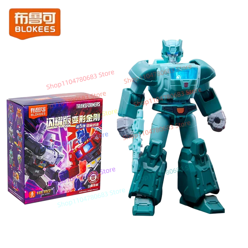 BLOKEES Transformers Shining Series Wave 5 Megatron Optimus Prime Light-Up Assemble Building Block Model ToyGifts Action Figures image 3