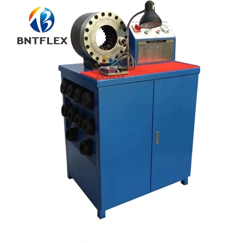 

BNT50 rubber pipe/steel tube /wire rope high pressing crimping machine hydraulic hose