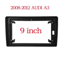 Car Radio Fascias Frame For Audi A3 S3 RS3 RNSE-PU 2003-2013 9 inch 2Din Stereo Panel Wiring Harness Power Cable Canbus Decoder