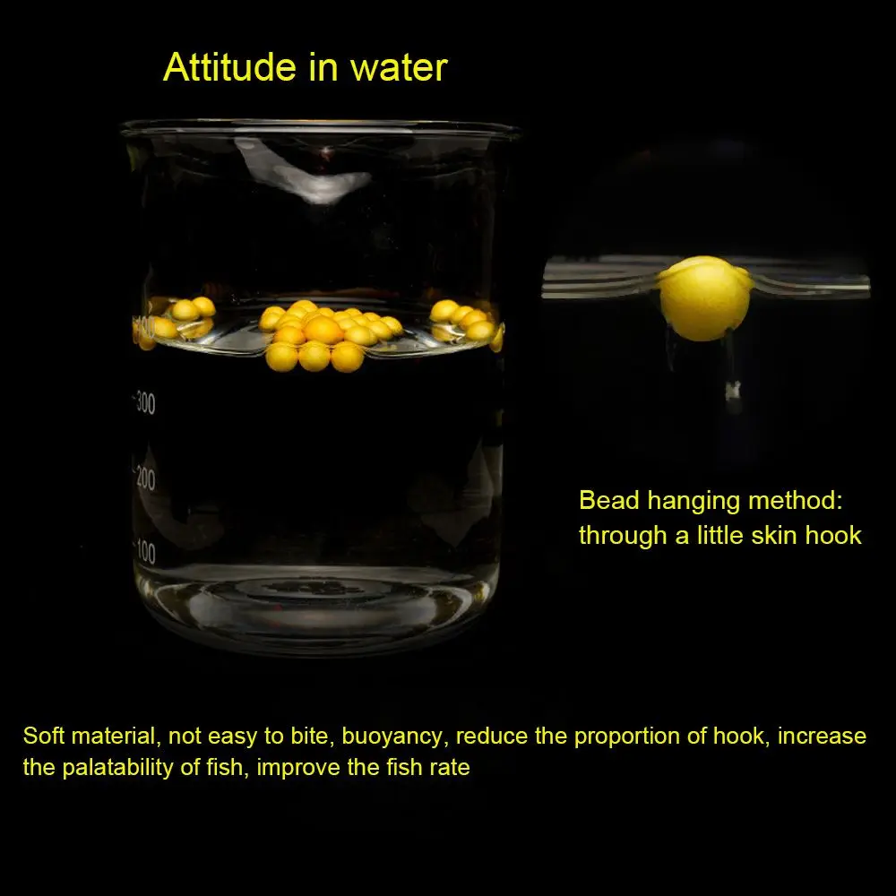أدوات صيد السمك لعام 2024 مع صندوق طعم هلامي صيد سمك الشبوط الاصطناعي نكهة فاكهي الخرز طعام السمك الفول المغلي
