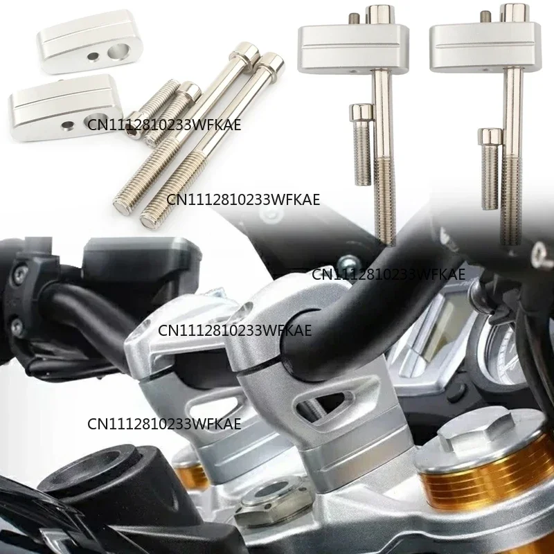 Motorcycle Accessories 2014-UP For NINE T R NINE T Pure Racer Urban G/S Scrambler Handlebar Riser Moves 20mm for BMW R Nine R9T