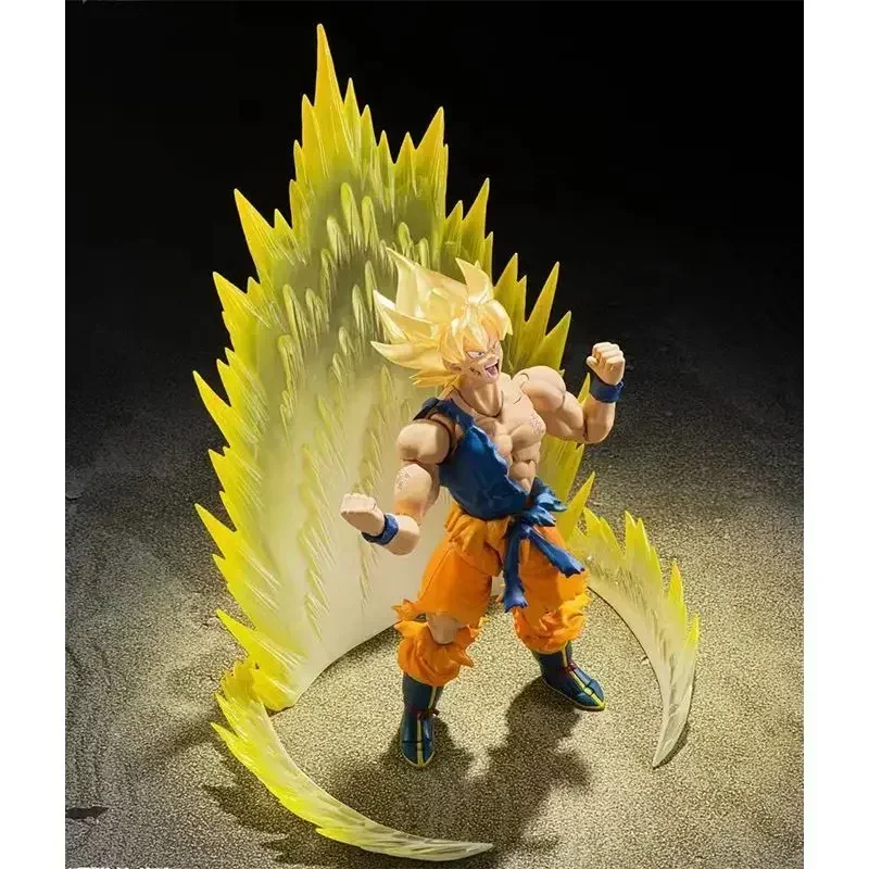 En Stock, Figura de Acción Original Bandai Dragon Ball Z S.H.Figuarts Super Saiyan Battle Damaged Son Goku Edición Exclusiva Tn15