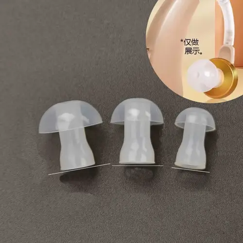 Imagen 2 del producto 100 Uds. Cojín para los oídos para audífonos, auriculares intrauditivos, cubiertas de silicona para auriculares, accesorios para audífonos de repuesto