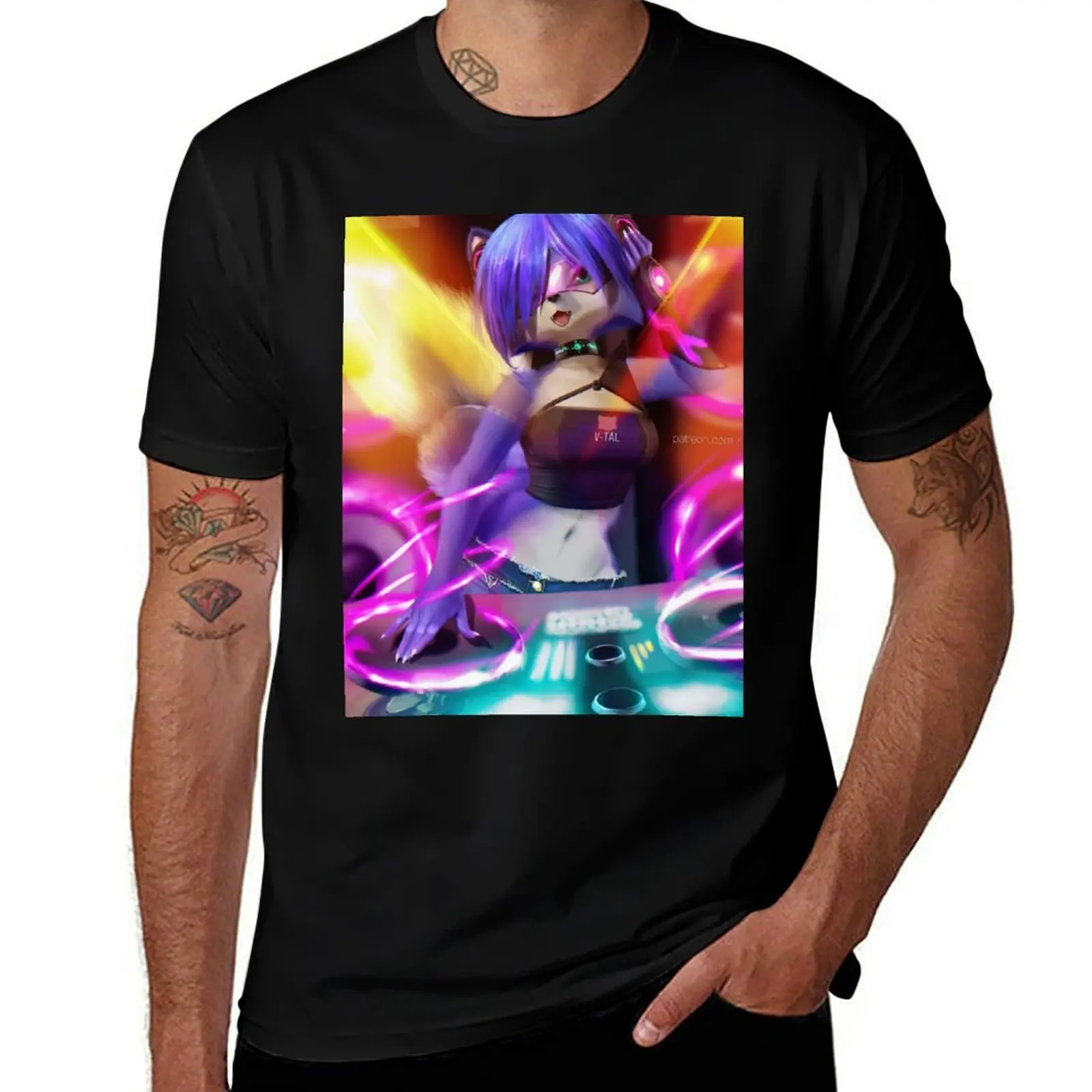 

DJ Krystal T-Shirt man t shirts for men casual g man t shirts for men black cotton t-shirt plain for man package T-Shirt