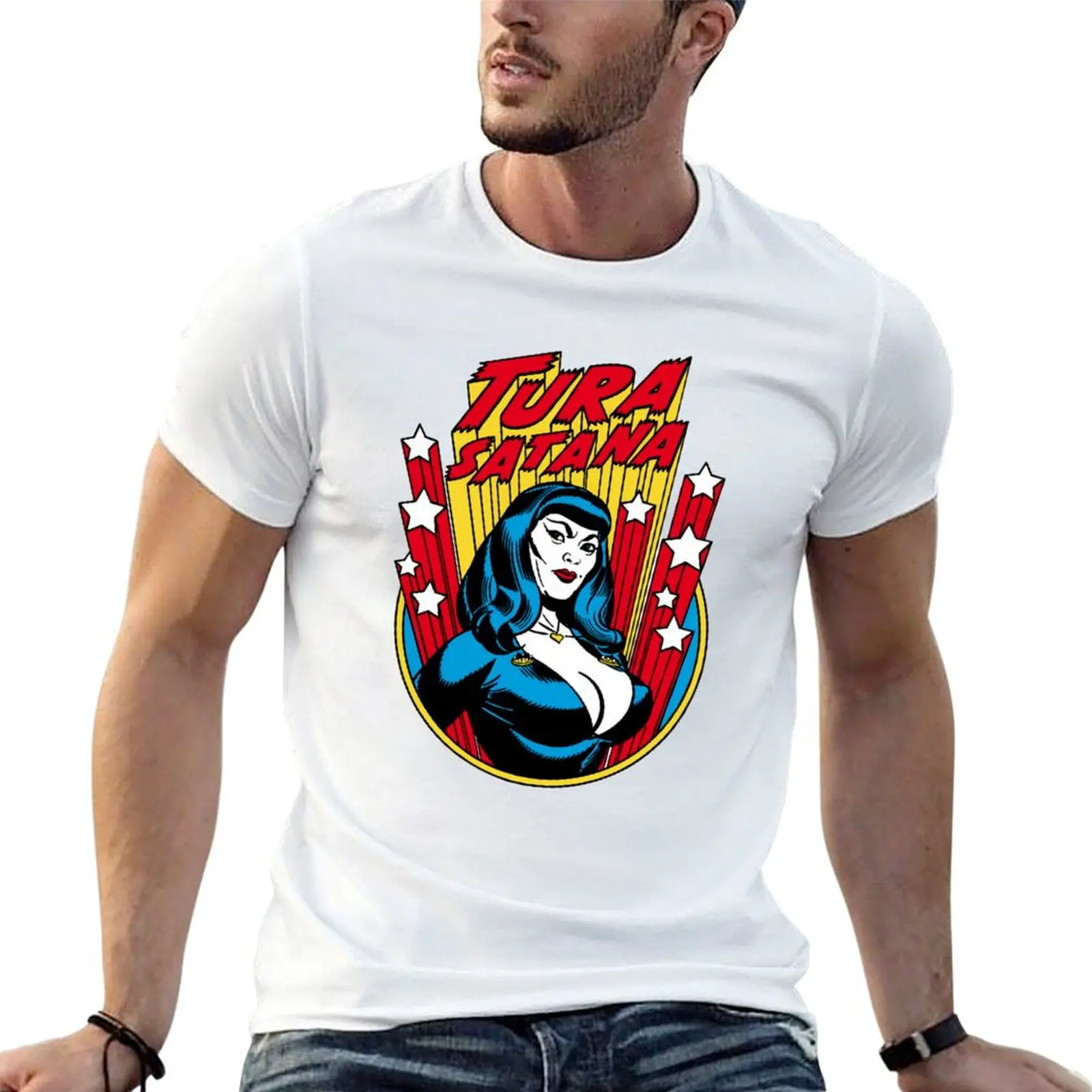 

Tura satana movie T-Shirt man t shirts for men t shirts for man cotton funny T-Shirt