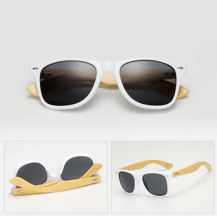 Bambusholzbeine, schwarz, verschreibungspflichtige Myopie-Sonnenbrille für Herren und Damen, Designer, quadratisch, getönte Kurzsichtigkeitsbrille, Schatten, Fahrbrille – Detail 9