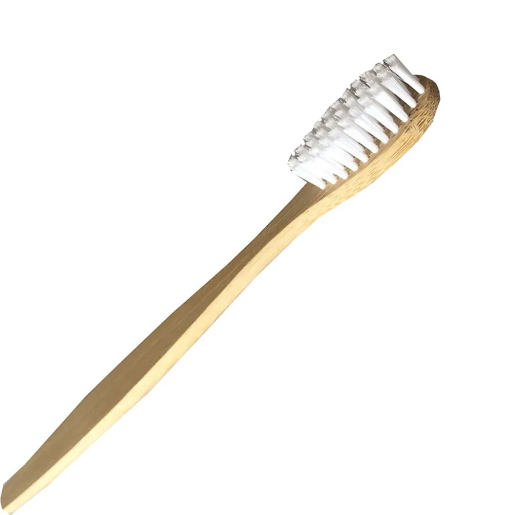 

4Pcs Bamboo Toothbrush Anti-Slip Handle for Daily Use Adults High Quality Degradable Bristle Toothbrush