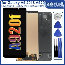 AMOLED LCD for Samsung Galaxy A9 2018 A920F LCD Display Touch Screen Digitizer Assembly Replacement for Samsung A920F LCD