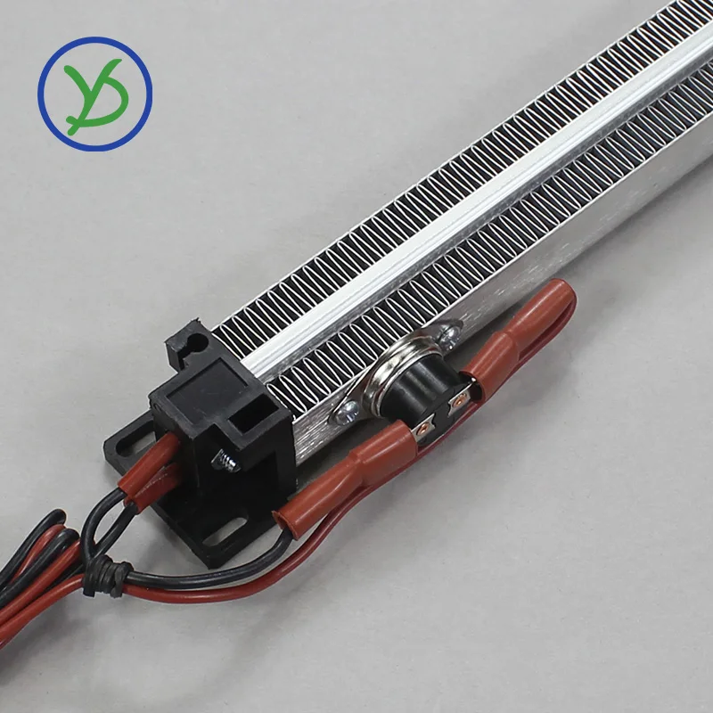 220V 500W AC DC Insulated Thermostatic PTC ceramic air heater incubator parts heating element Electric heater 186A1 230*32*26mm