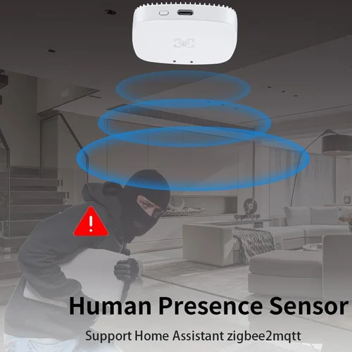 Imagen 2 del producto Haozee Tuya WiFi /Zigbee Detector de presencia humana Sensor PIR de cuerpo humano inteligente Detector de Radar sensores de movimiento de microondas