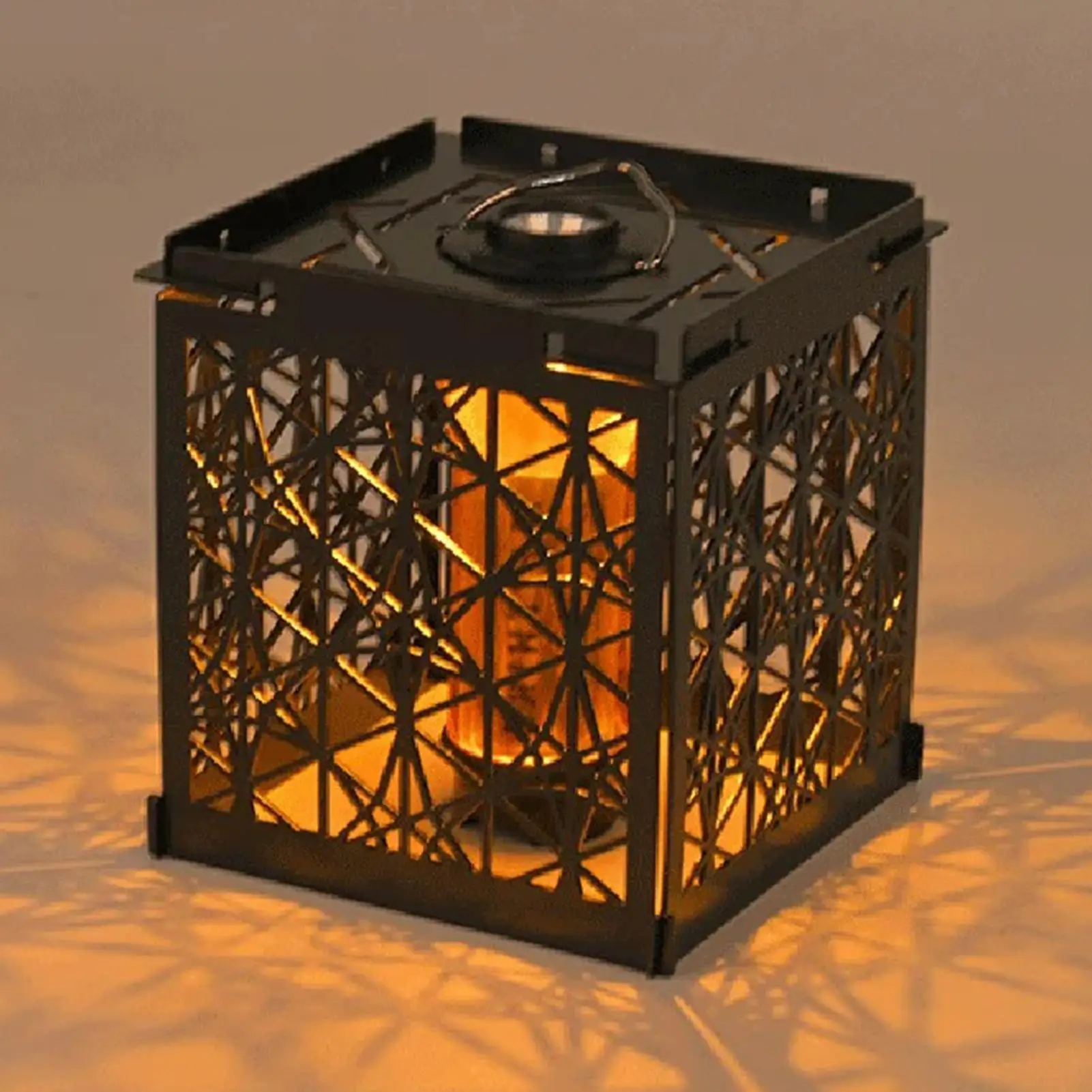 

Metal Lamp Shades For Table Iron Hollow Portable Detachable Camping Supplies Tree Lamp Shade For Camping Porch Lawn Outside