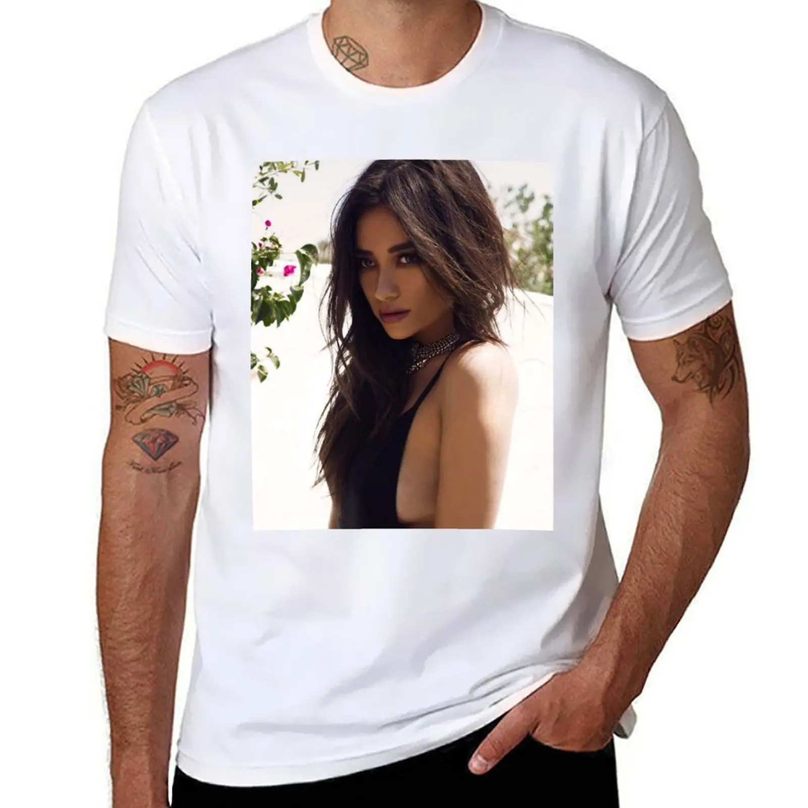 

Shay Mitchell T-Shirt t shirts cotton 100% t shirt for man 100 percent cotton T-Shirt