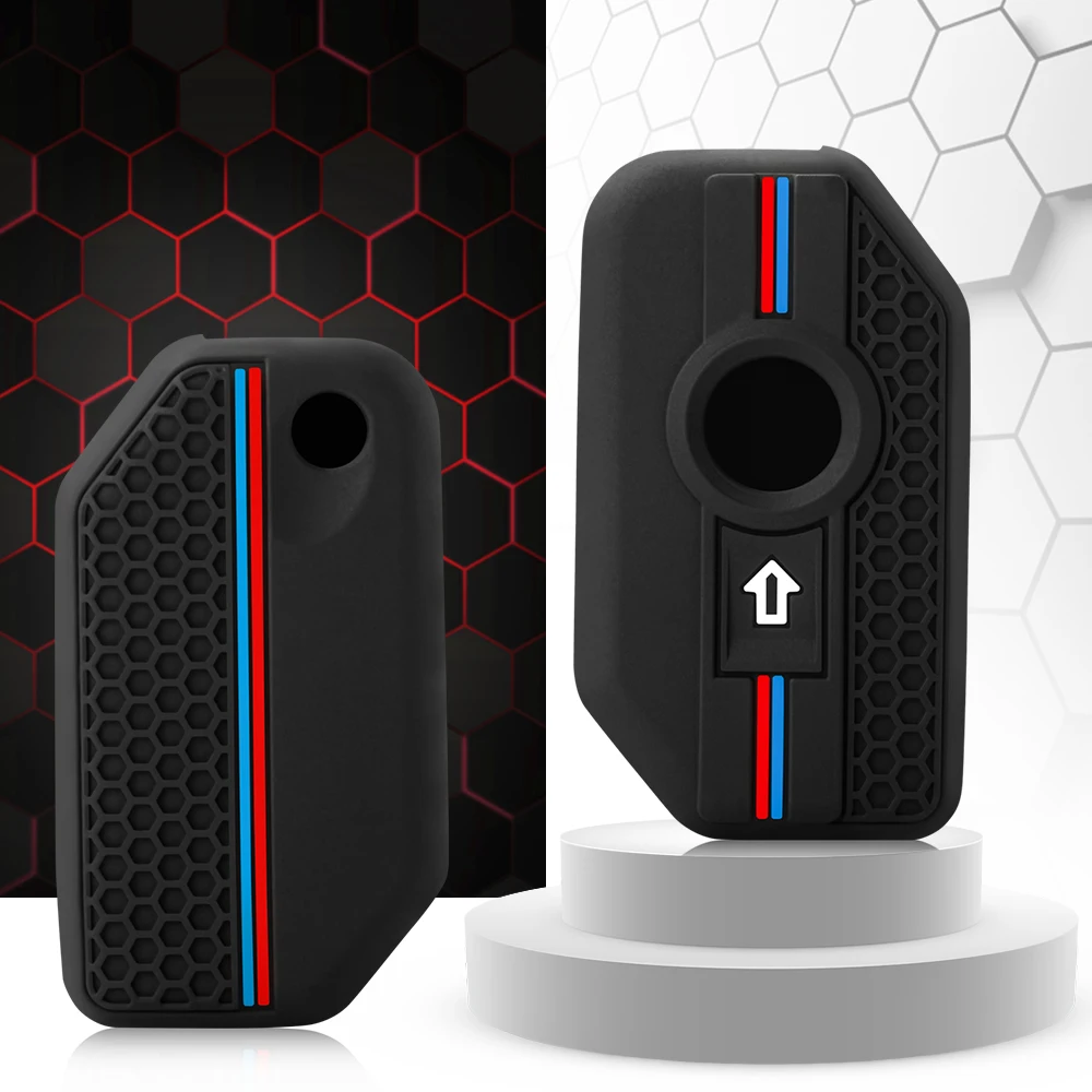 Silicone Remote Cover Key Case Car Skin For BMW R1250GS R1200GS F750GS F850GS F900R R1200RS C400gt K1600GT R1200RT F900XR K1600B