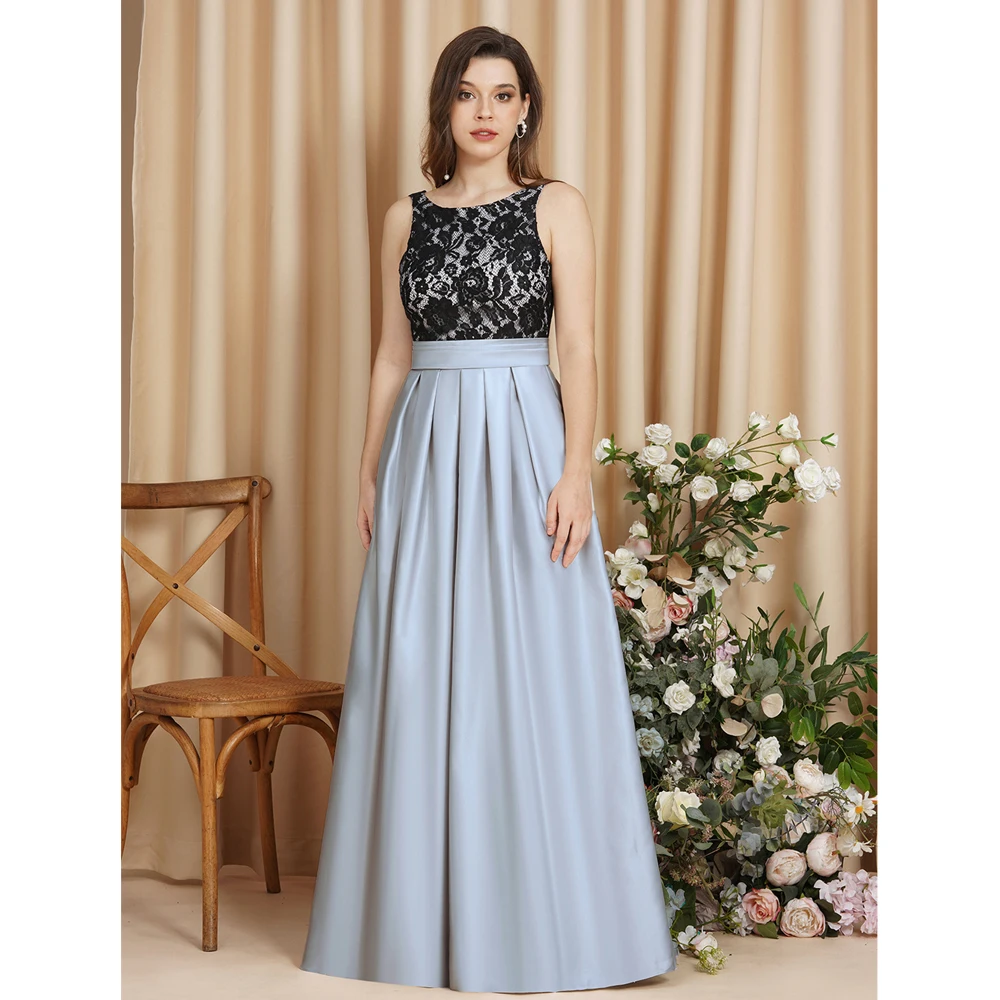 2026-luxury-sexy-v-back-satin-pleated-black-lace-silver-long-evening-dresses-for-women-formal-wedding-party-prom-gowns-vestidos