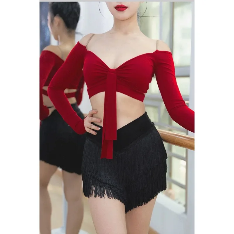 ZYM same customized Latin dance costume women\'s tassel dance skirt professional sexy performance suit ballroom practice dress