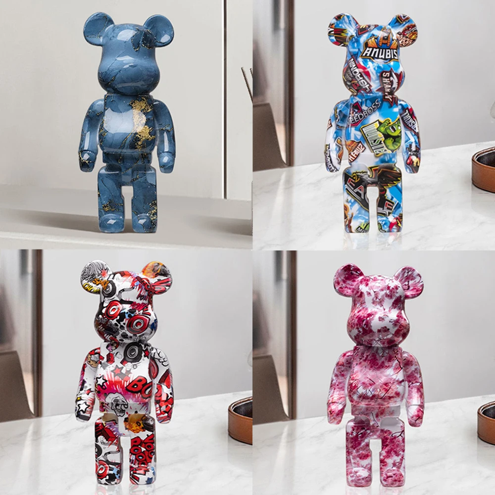 

Bearbrick Home Decoration Ornaments, Solid Collection Bear, Medicom Toys, 27cm, 400%, Fashion Accessories, 40 styls New