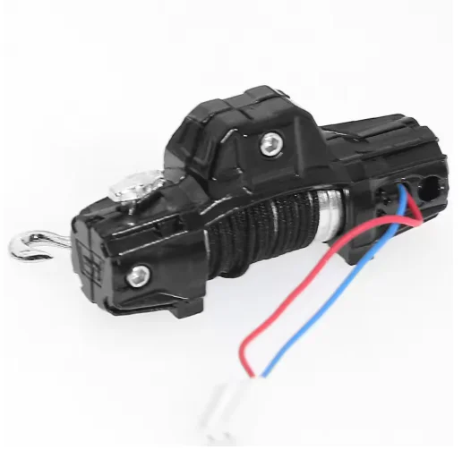 Simulation Metal Automatic Winch for  TRX4M 1/18 RC Crawler Car Upgrade Parts Accessories