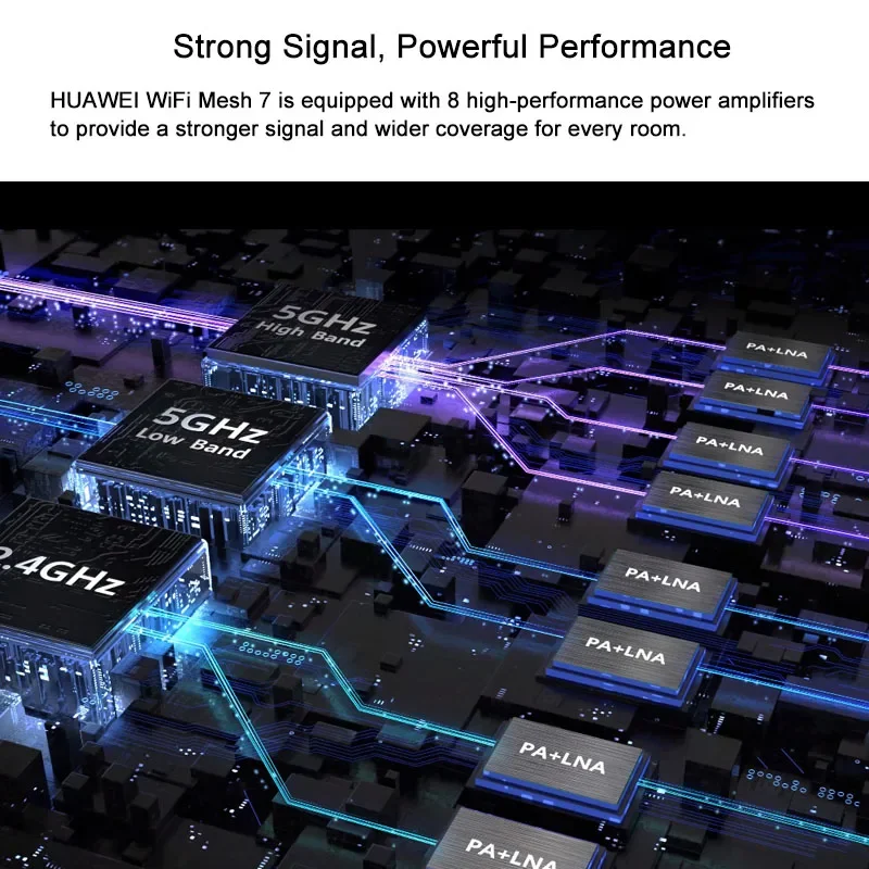 HUAWEI-repetidor de señal inalámbrico, enrutador de malla WiFi 7 AX6600, cobertura completa del hogar, amplificador de conexión de un solo toque,