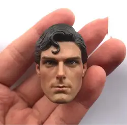 1/6 Male Guy Christopher Male Reeve Man Head Sculpture Carving Model Fit 12