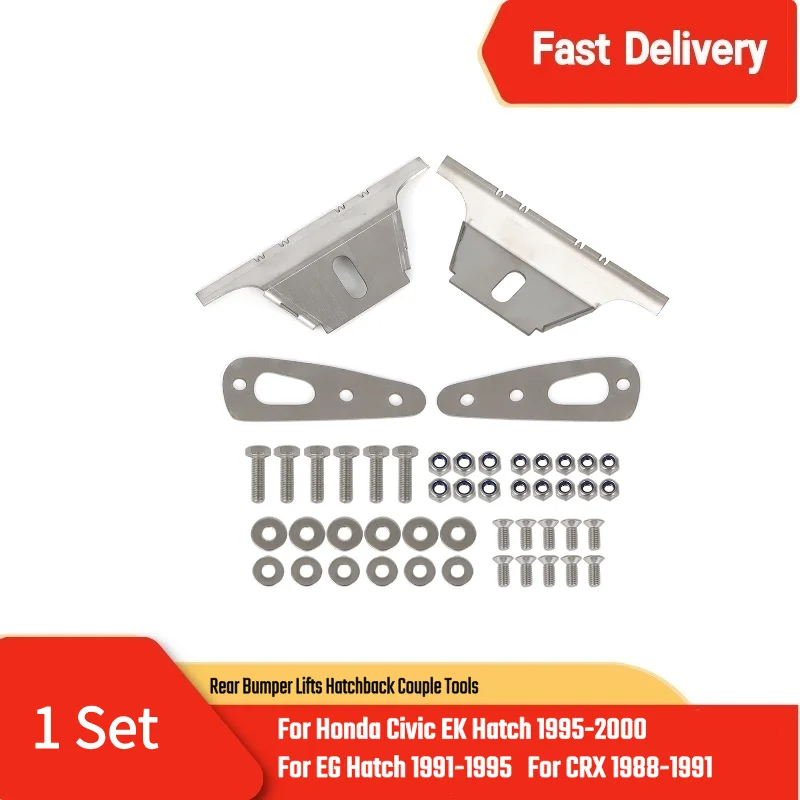 Dla Honda Civic EK Hatch 1995-2000 EG Hatch 1991-1995 1994 CRX 1988-1991 Podnośniki tylnego zderzaka Hatchback Para narzędzi