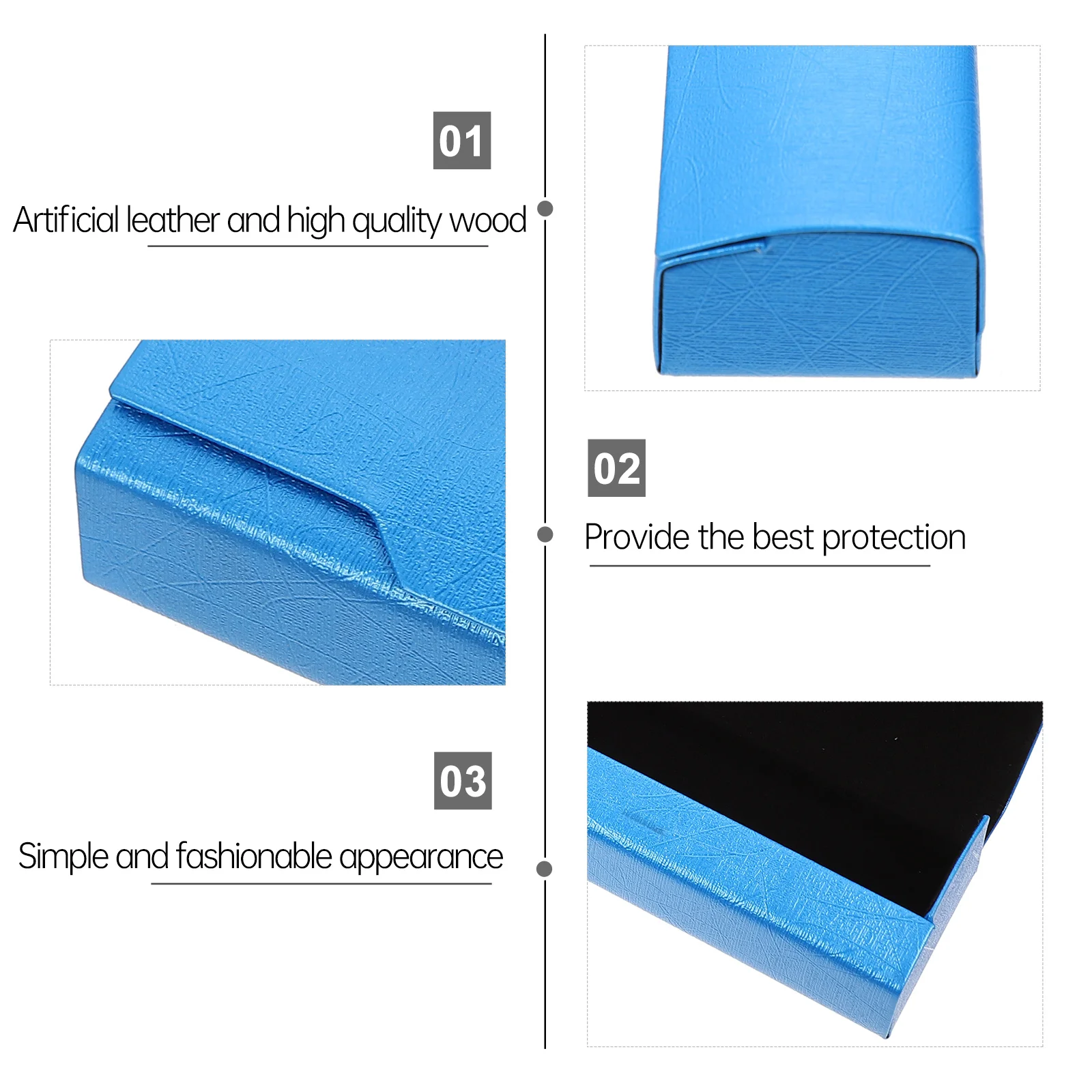 

2pcs Glasses Storage Box Portable Eyeglasses Holder For Sunglasses Spectacle Case Eyeglass Container Glasses Case