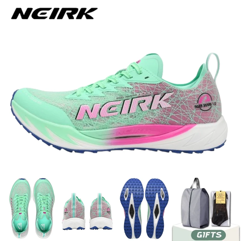

NEIRK Marathon Кроссовки с карбоновой пластиной Shark 1.0 Мужские кроссовки Амортизация Сверхлегкая спортивная обувь Технология отскока