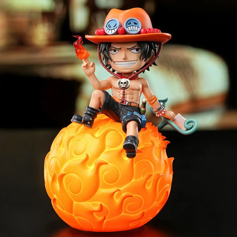 

Sailing King Devil Fruit Ace Voice Controlled Night Light Figure Desktop Decoration Charm Collectible Gift Series Ornaments