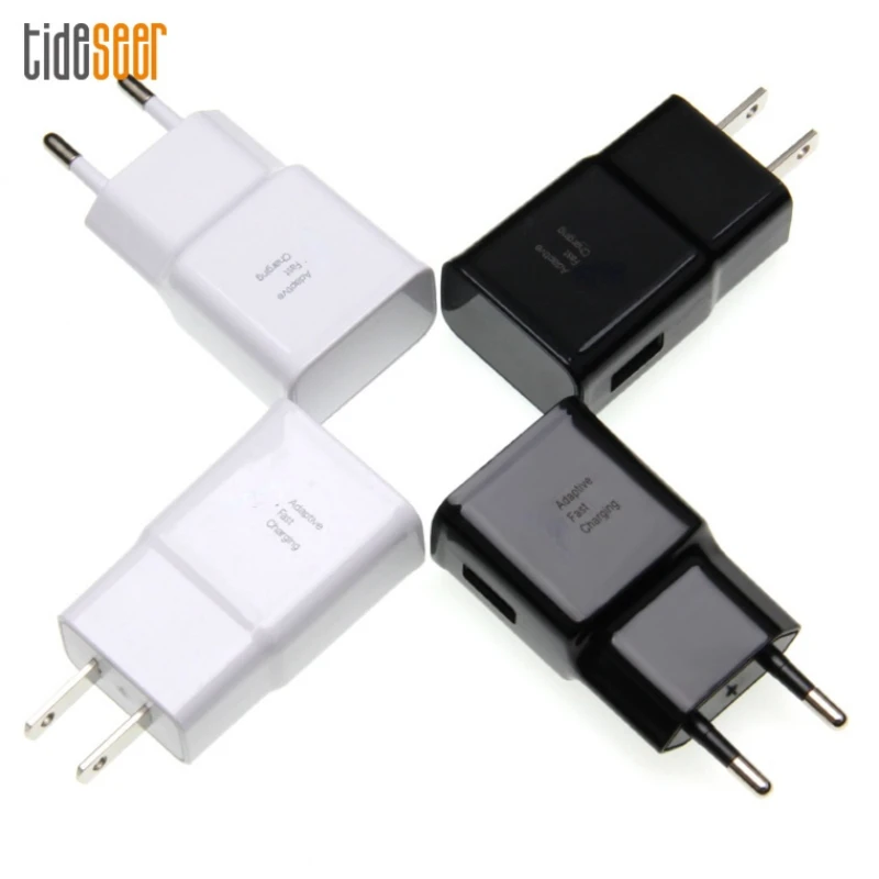 

300pcs USB Charger 5V/2A 9V/1.67A Wall Travel Adapter EU US Plug Adaptive Fast Charging for iPhone Samsung LG Xiaomi Tablets