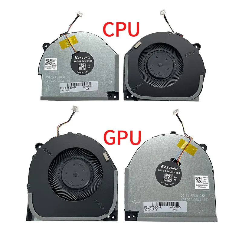 

Laptop cpu cooling fan for Lenovo Legion 1050 Y530 Y7000 Y7000-1060 2018 Years 4 Lines Y530-15ICH DFS200105BR0T