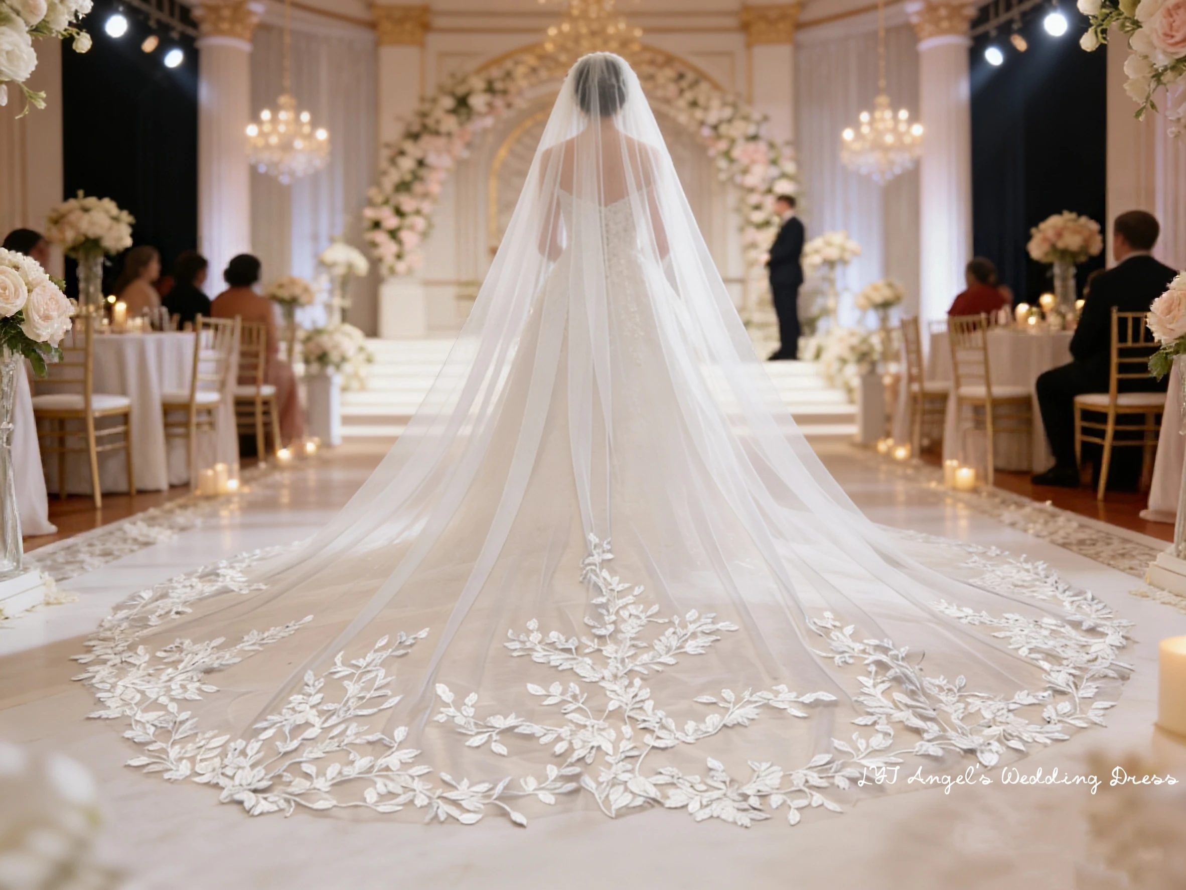 Lange kathedraal bruidssluier  - Women'S Formal Wear Wedding recensie en prijs