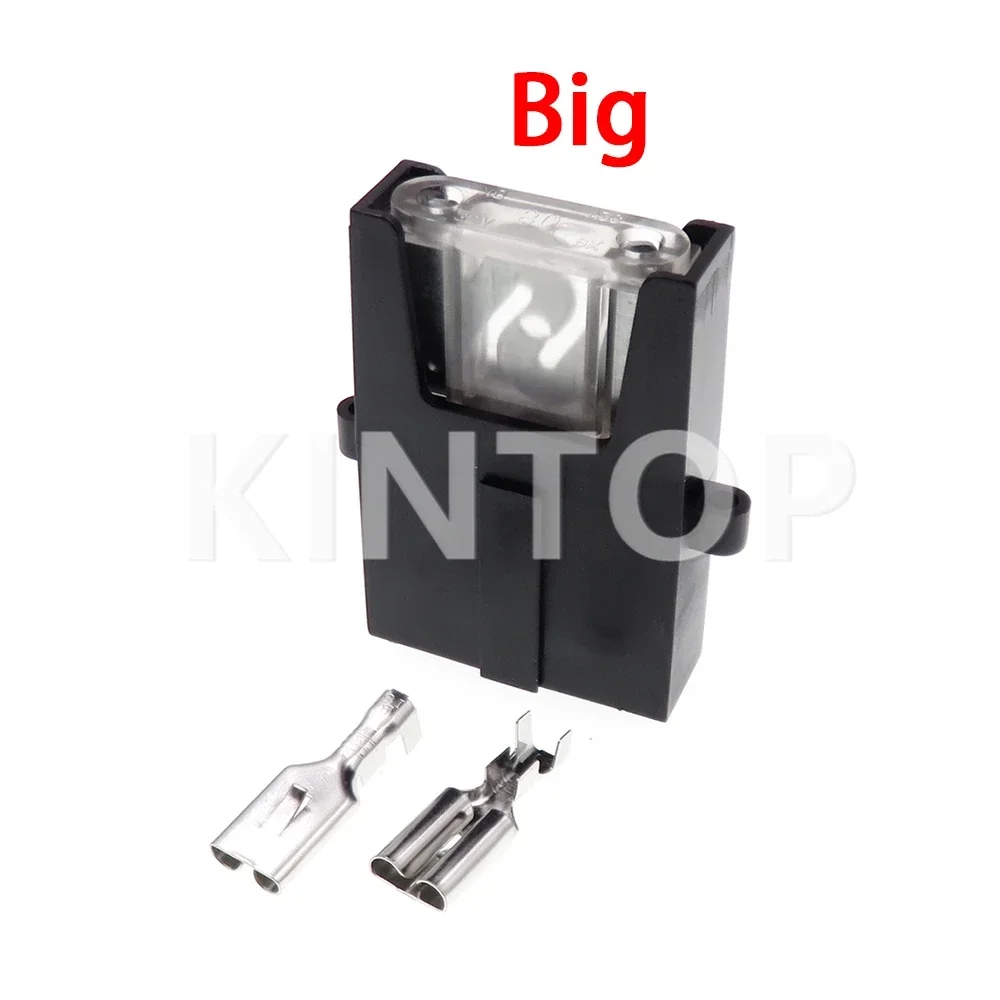 1 Set Car AC Assembly Auto Connector Large Fuse Holder with Crimp Terminal For Automotive Motorcycle Electric Vehicles