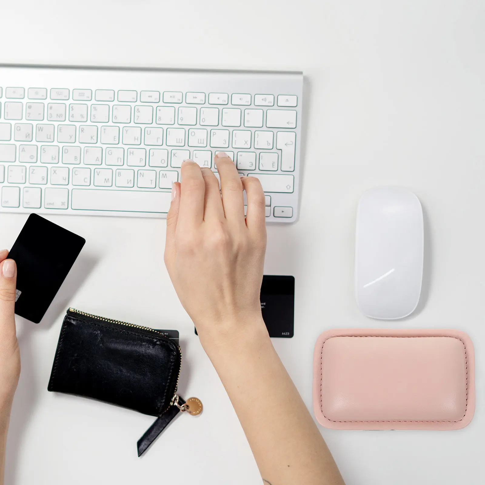 Mouse PU Wrist Rest Rectangular Hand Cushion Ergonomic Gaming Support Non Slip Wrist Pad Comfortable for Office