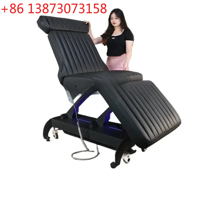 

Многофункциональная кушетка для татуировок и вышивки, электрическая массажная кровать с регулировкой высоты, полностью электрическая кушетка для тела