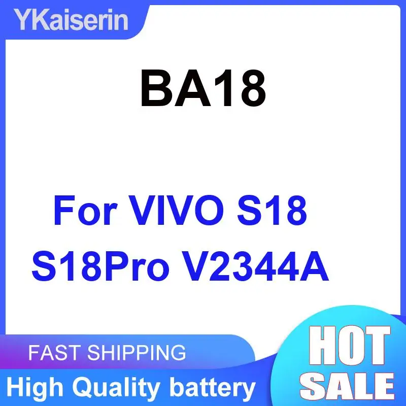 

Mobile Phone Battery 5000Mah Stable Power Supply For Vivo S18 S18pro V2344A BA18