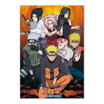 Naruto plakát japonské anime Naruto Sasuke HD dekorativní obraz bezrámový plátno malba domácí nástěnná dekorace 10 nejlepší prodej plakát s Narutem - №5
