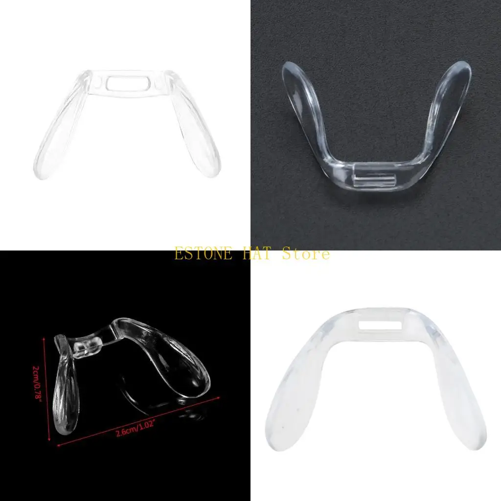 49MF U Nose Pad Glasses Accessories PVC Non-slip Sunglasses Pads Support Readin
