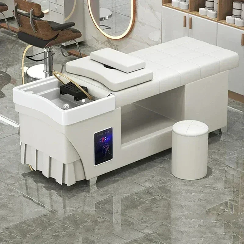 

Hair Salon Chair Spa Equipment Mobility Hairdressing Chairs Aesthetics Shampoo Beauty Salon Chair Headspa Japanese Bed Styling