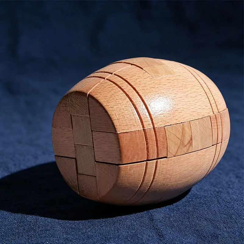 Rompecabezas LuBan Lock Wooden Barrel Puzzle IQ Logic Training Brain Teaser Toys For Kids Adults Educational Gifts