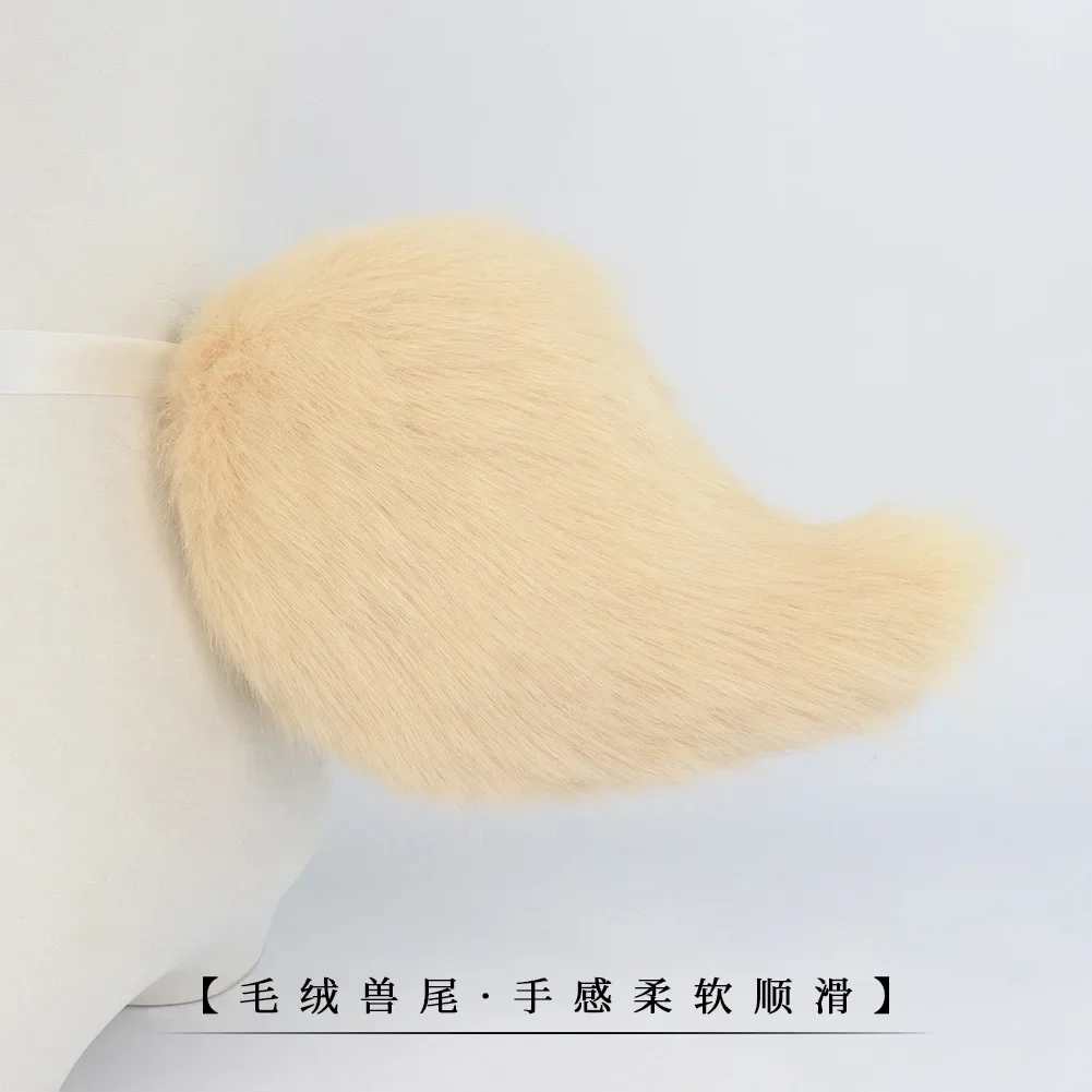 Kawaii Konijn Oor Hoofdband Staart Pluche Nepbont Cosplay Kostuum Rekwisieten voor Halloween Party Rollenspel Meisje Anime Staarten