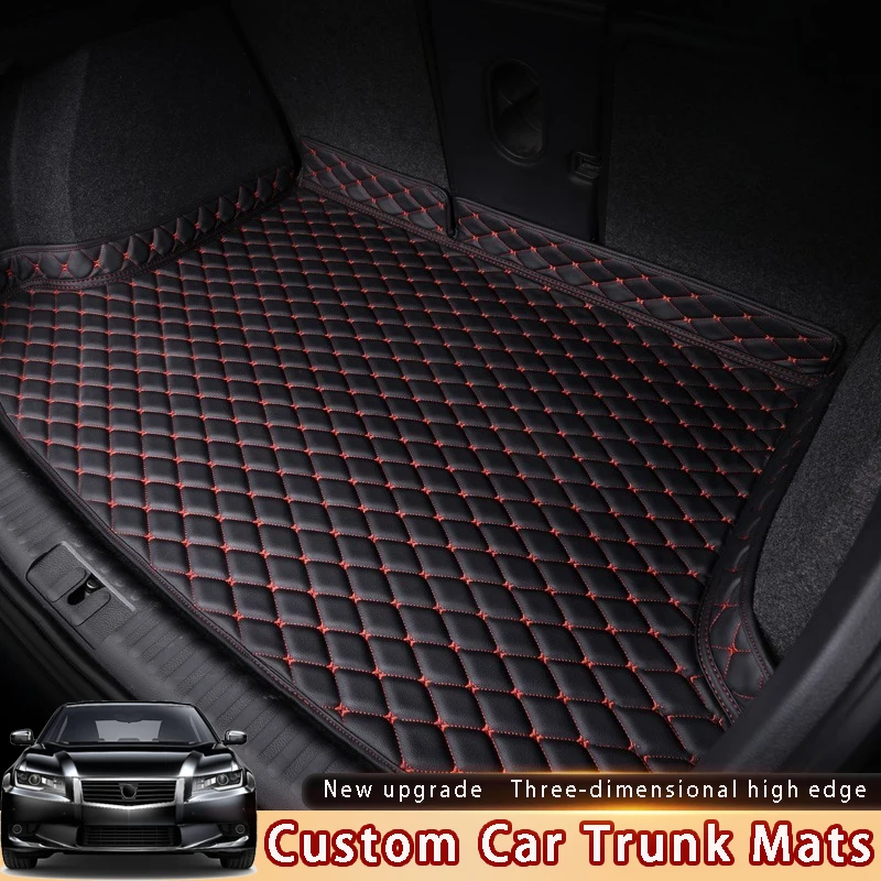 Custom 3D High Edge Leather Car Trunk Mat For BYD All Models FO F3 SURUI SIRUI F6 G3 M6 L3 G5 G6 S6 S7 E6 E5 Auto Accessories