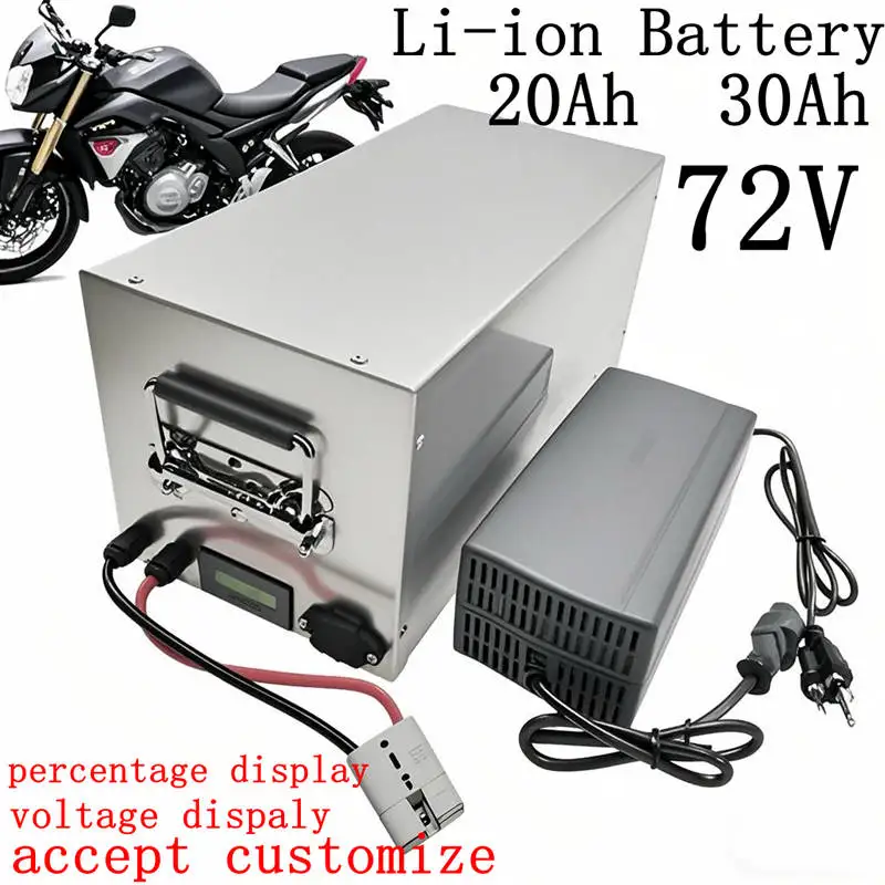 

Литий-ионный аккумулятор 72 В, 20 Ач, 30 Ач с Bluetooth BMS 20S для 500 Вт, 800 Вт, 1000 Вт, 2000 Вт, скейтборд, двухколесный электромобиль