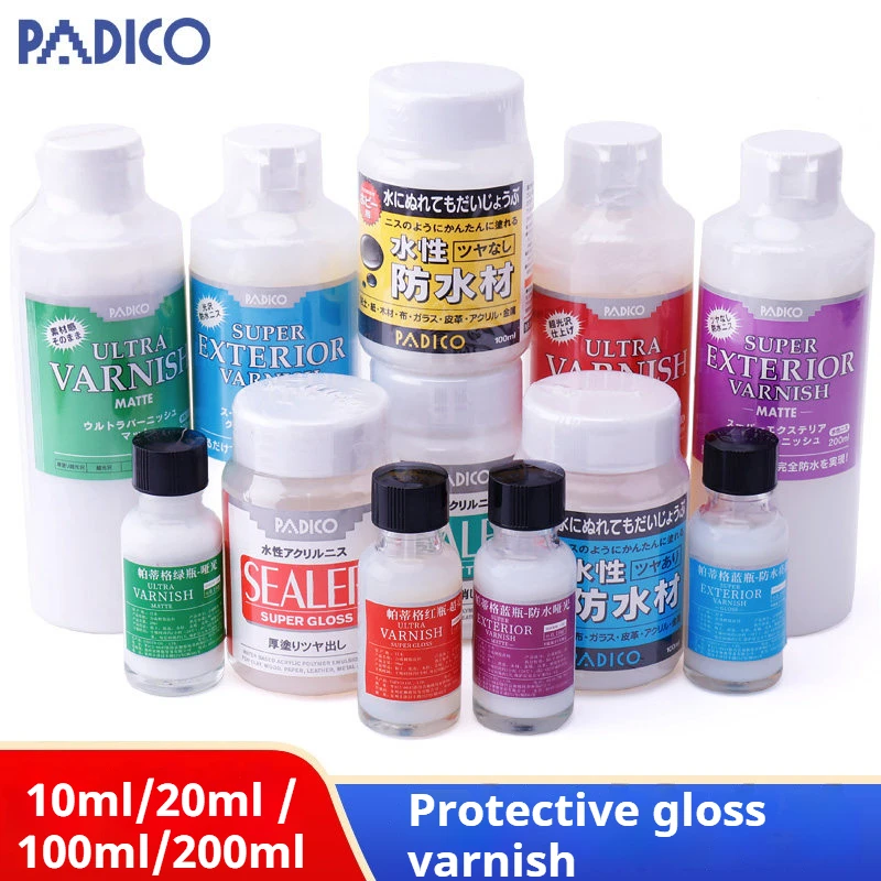 Handmade gloss varnish, a handmade waterproof color protective coating, suitable for student and artist handmade craft supplies